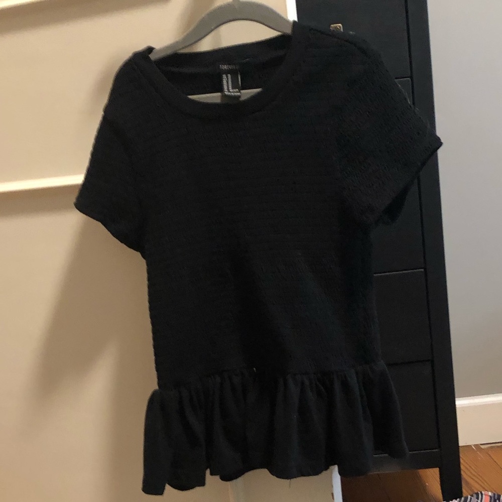 Black baby doll forever 21 top